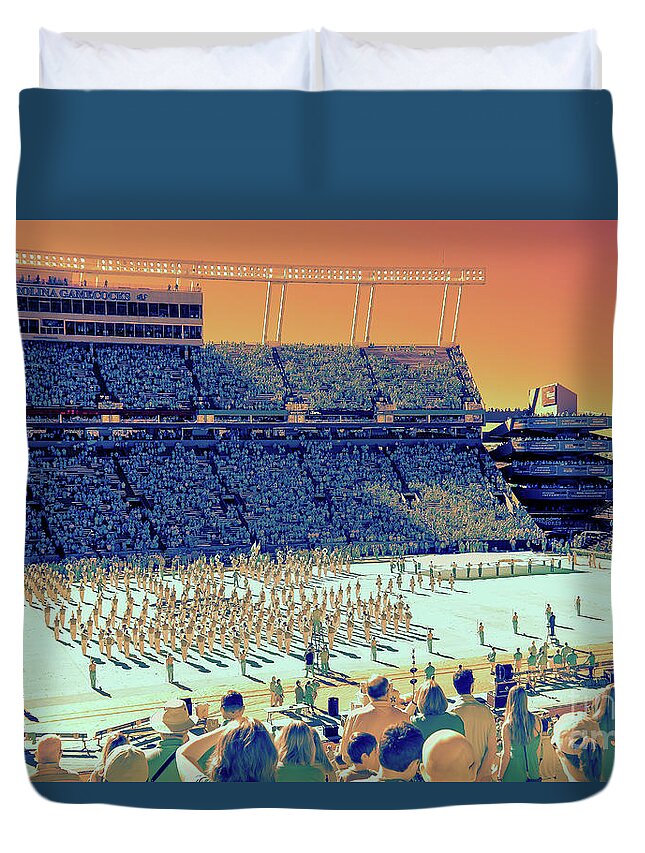 Usc Duvet Cover featuring the photograph Williams - Brice Stadium #28 by Charles Hite
