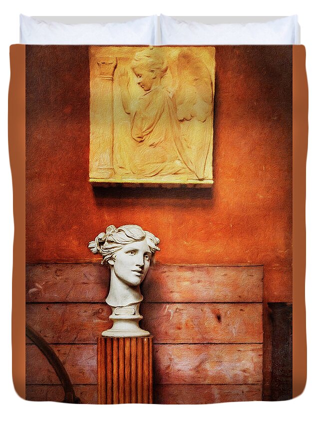 Berkshires Duvet Cover featuring the photograph Woman Be Praised by Craig J Satterlee