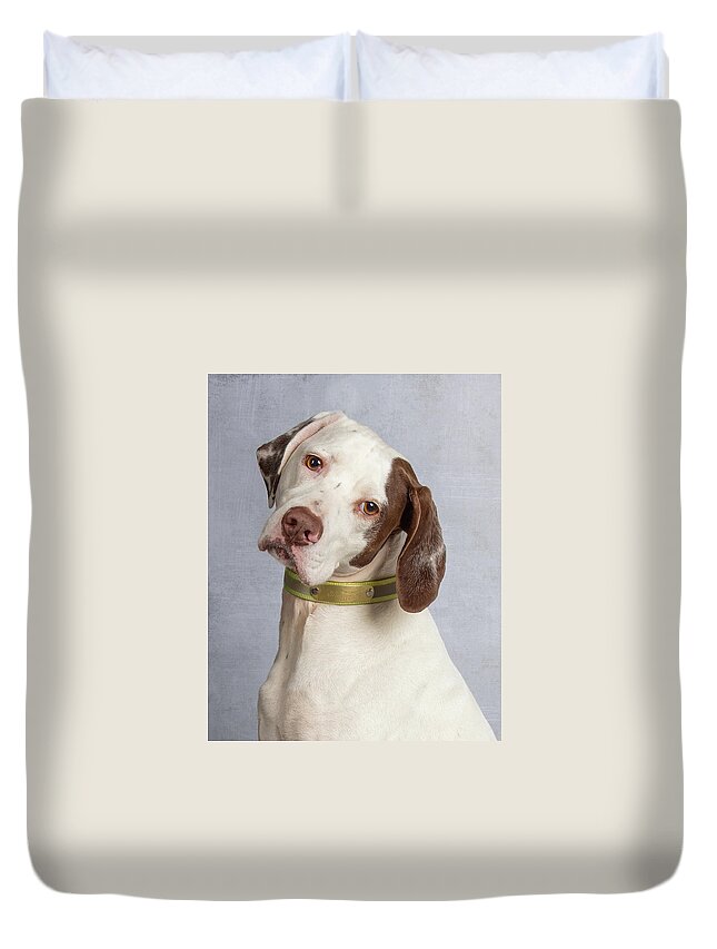 January2020 Duvet Cover featuring the photograph Wyatt 2 by Rebecca Cozart