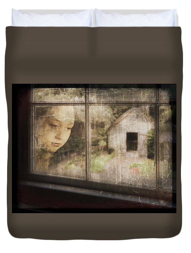 Saint Augustine Duvet Cover featuring the photograph Yearning by M Kathleen Warren