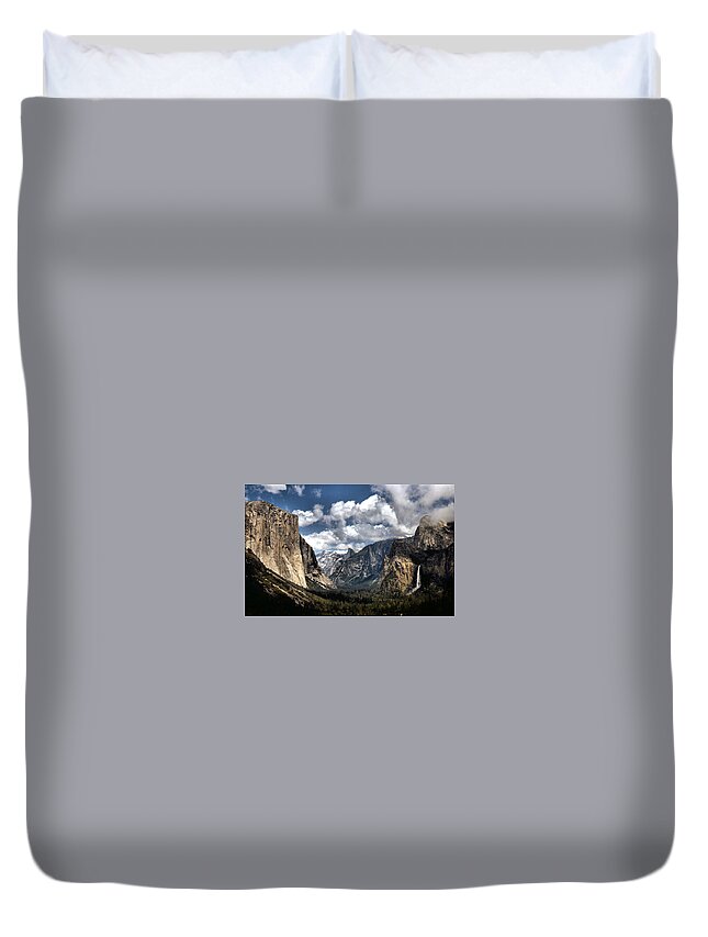 Yosemite Duvet Cover featuring the photograph Yosemite Clearing by Russel Considine