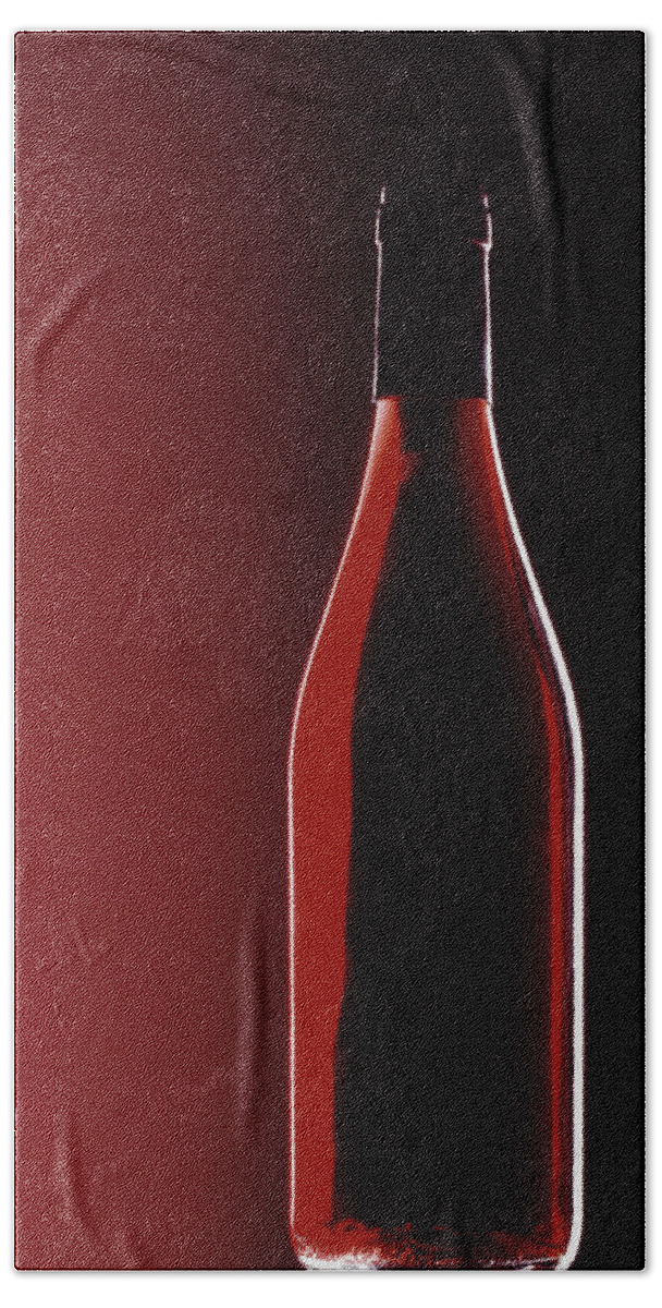 Conceptual Photography Hand Towel featuring the photograph Burgundy by Steven Huszar