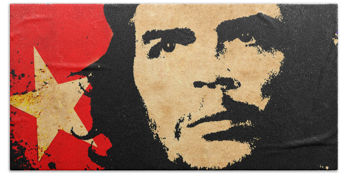 Che Hand Towel featuring the photograph Che Guevara by Andrew Fare