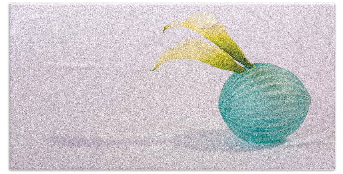 Flowers Bath Towel featuring the photograph Flowers in Vases 8 #1 by Matthew Pace