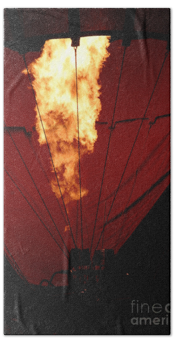 Adventure Hand Towel featuring the photograph Hot Air Baloon #1 by Henrik Lehnerer