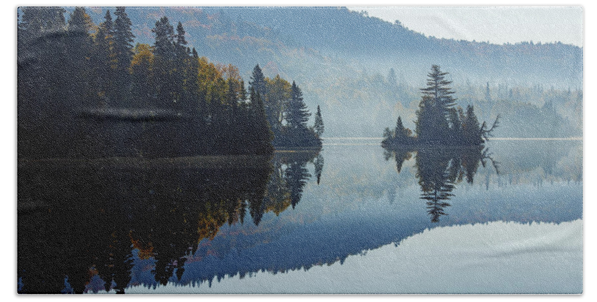 Laurentian Bath Towel featuring the photograph Laurentides #1 by Mircea Costina Photography