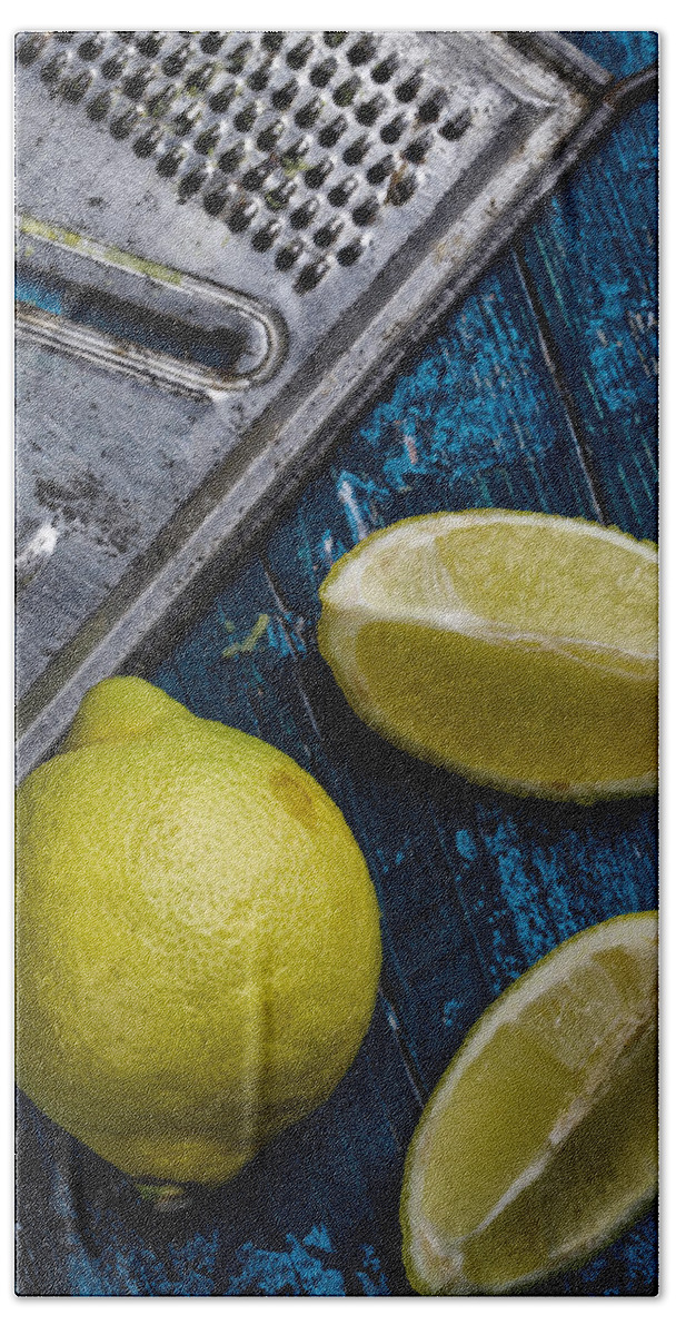Lemon Bath Towel featuring the photograph Lemon #1 by Nailia Schwarz