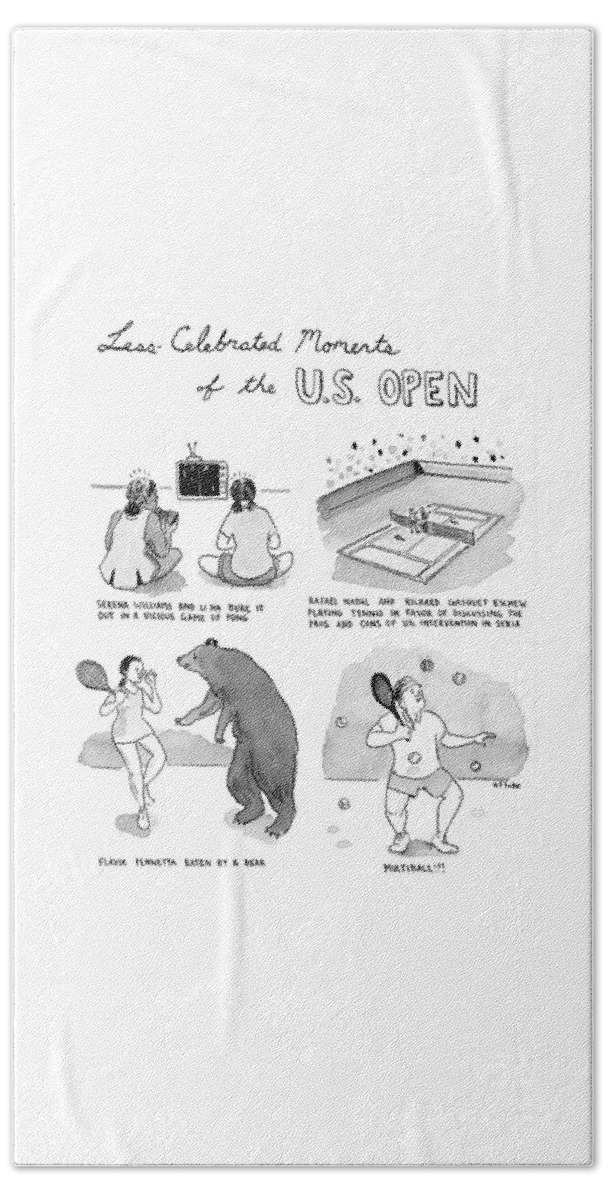 Less Celebrated Moments Of The Us Open Bath Sheet