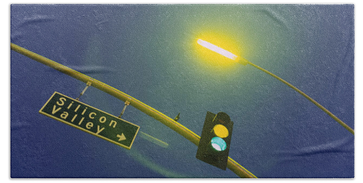 Photography Hand Towel featuring the photograph Low Angle View Of Traffic Lights #1 by Panoramic Images