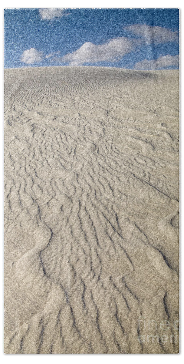 00559174 Bath Towel featuring the photograph Ripple Dunes at White Sands by Yva Momatiuk John Eastcott