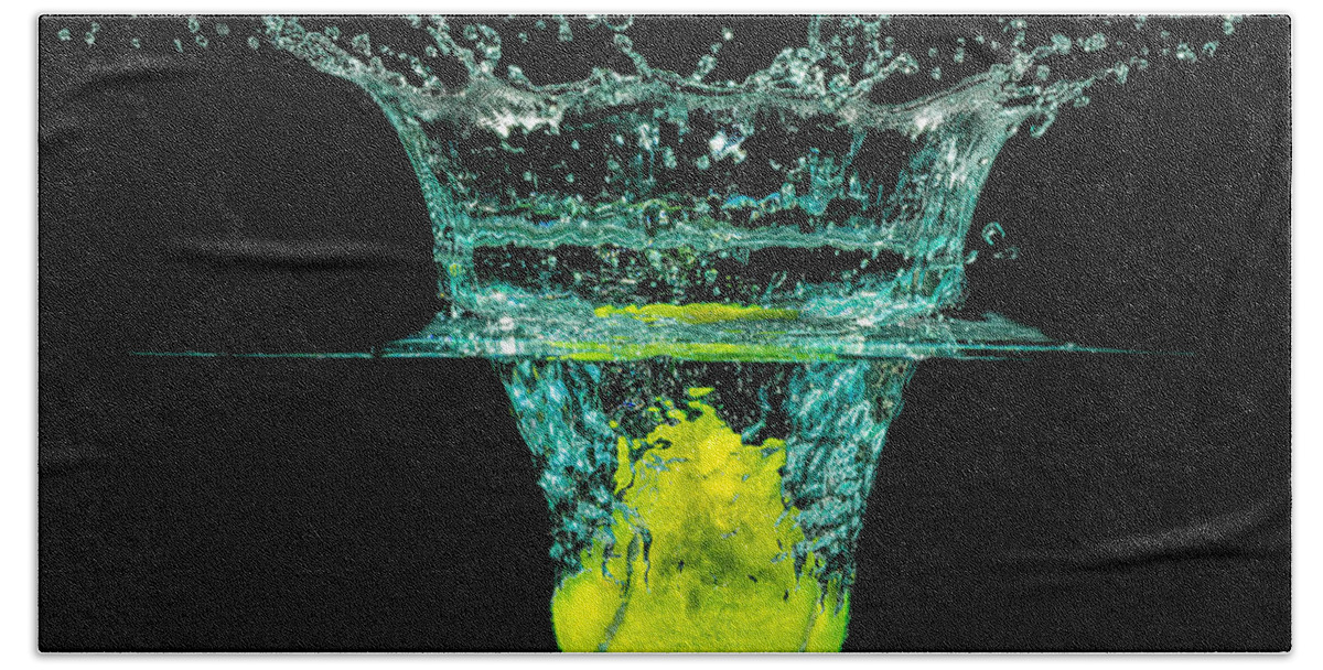 Activity Hand Towel featuring the photograph Tennis Ball #1 by Peter Lakomy