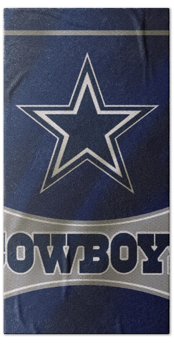 Cowboys Hand Towel featuring the photograph Dallas Cowboys Uniform by Joe Hamilton