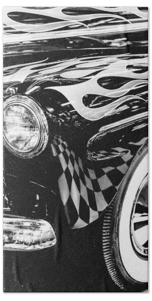 Automobile Hand Towel featuring the photograph 1946 Ford Deluxe by Lauri Novak