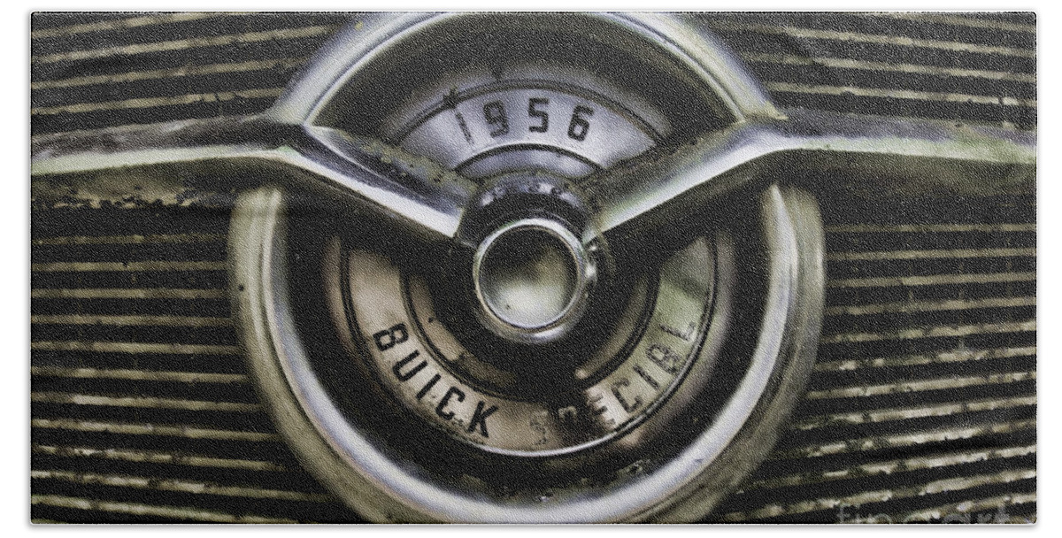 Automobile Hand Towel featuring the photograph 1956 Buick Special Two by Ken Johnson