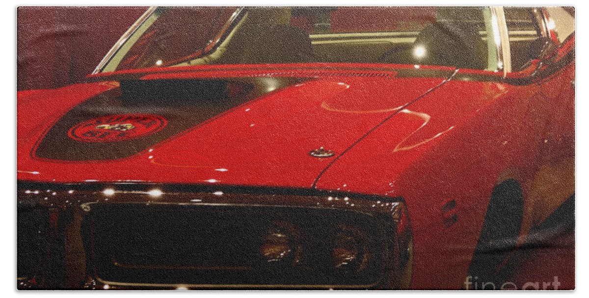 Cars Bath Towel featuring the photograph 1971 Dodge Super Bee by Cindy Manero