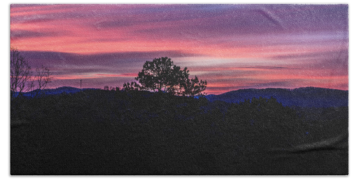 Blue Ridge Mountains Hand Towel featuring the photograph Blue Ridge Mountains #2 by Robert L Jackson
