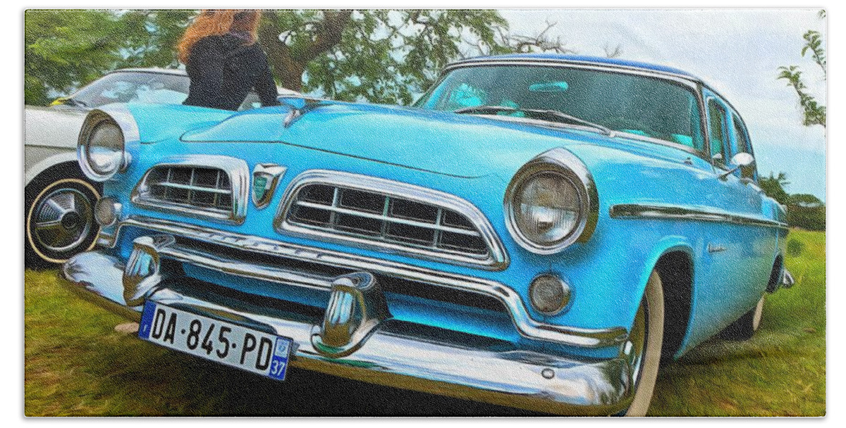  Bath Towel featuring the photograph Chrysler #2 by Mick Flynn