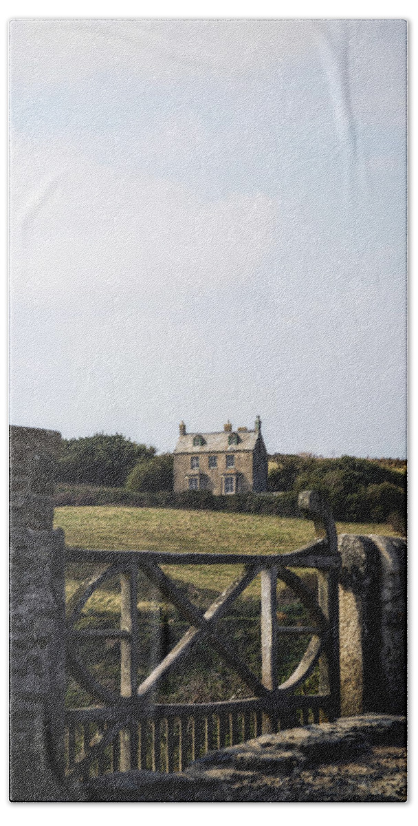 House Bath Towel featuring the photograph Cornish Cottage #2 by Joana Kruse