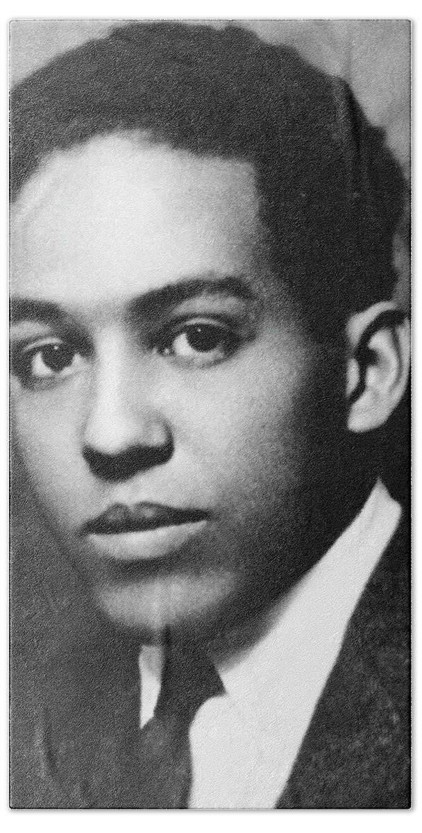 1920 Hand Towel featuring the photograph Langston Hughes #1 by Nickolas Muray