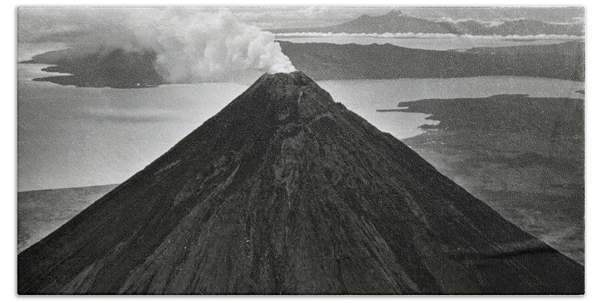 Geology Bath Towel featuring the photograph Mount Mayon Volcano #2 by Josephus Daniels