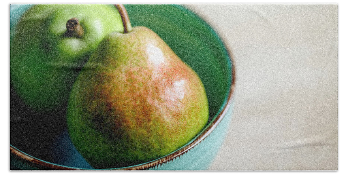 Pear Hand Towel featuring the photograph Pears by Nailia Schwarz