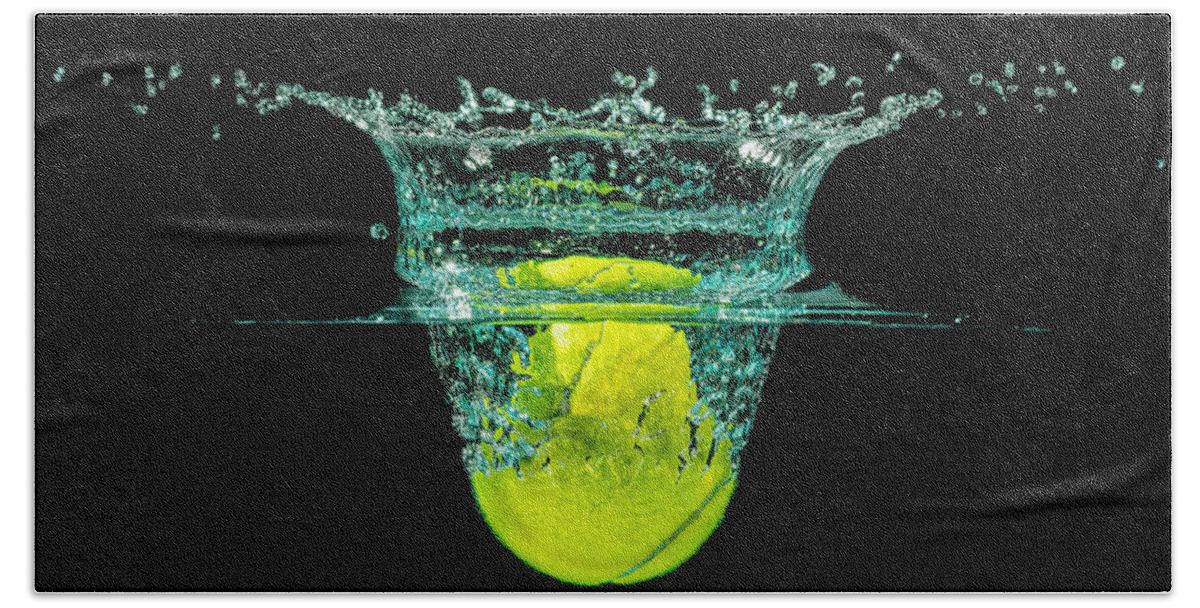 Activity Bath Towel featuring the photograph Tennis Ball #2 by Peter Lakomy
