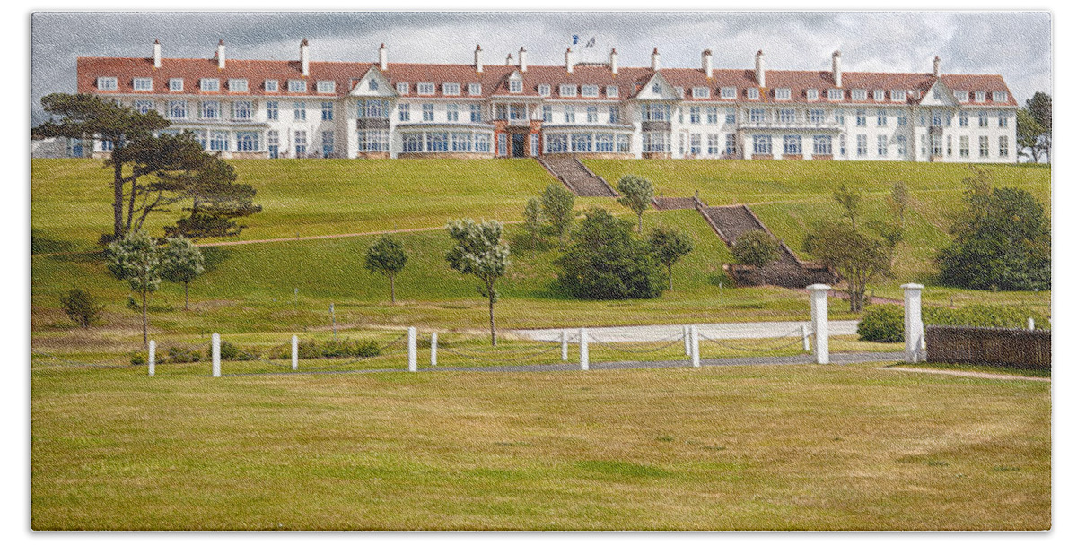 Resort Hand Towel featuring the photograph Turnberry Resort #2 by Eunice Gibb