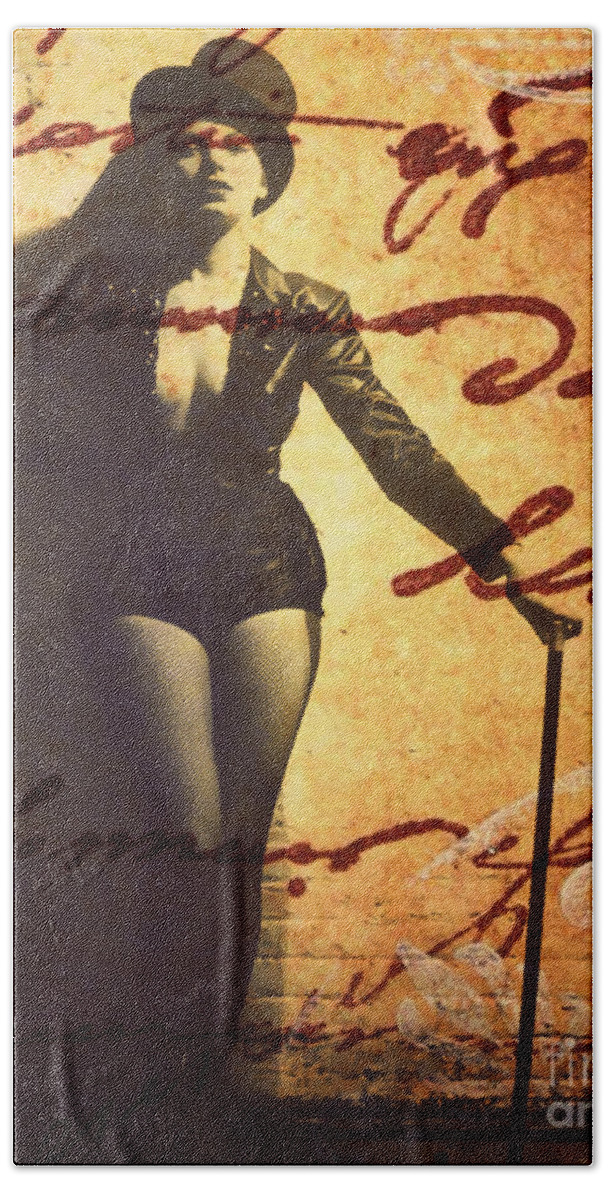 Nostalgic Seduction Hand Towel featuring the photograph Winsome Women #2 by Chris Andruskiewicz