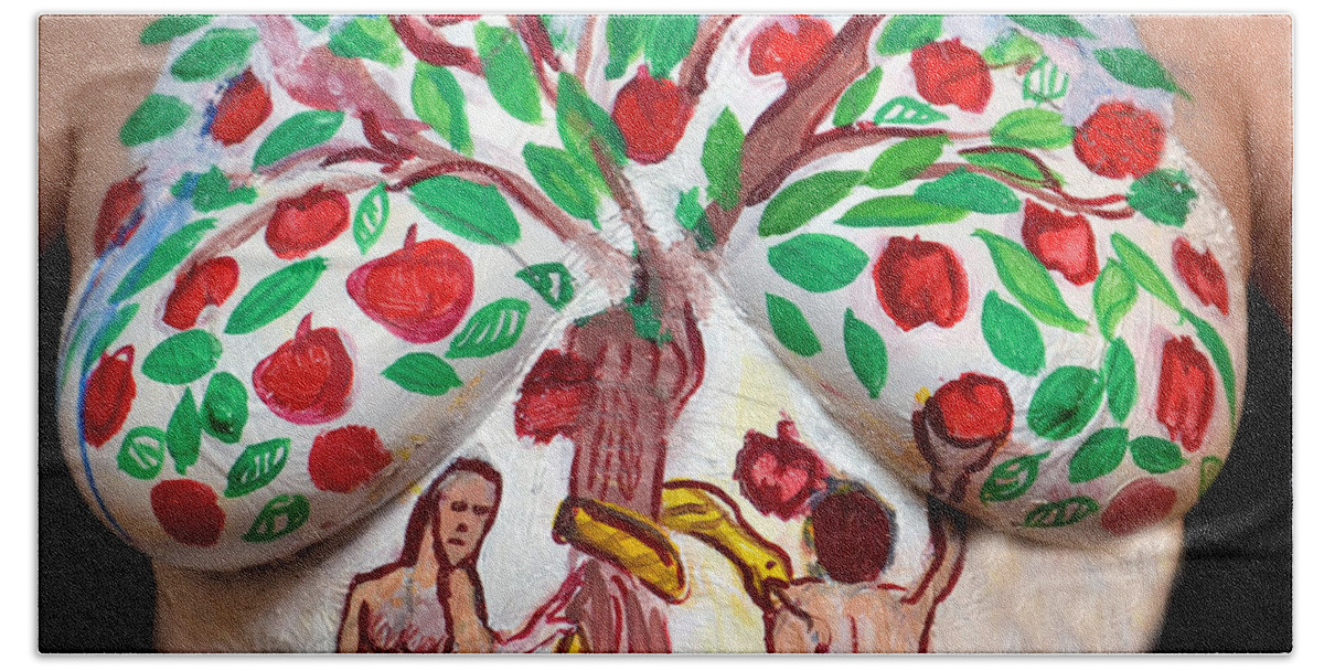 Hadassah Greater Atlanta Hand Towel featuring the photograph 27. Jan Lewin, Artist, 2015 by Best Strokes - Formerly Breast Strokes - Hadassah Greater Atlanta