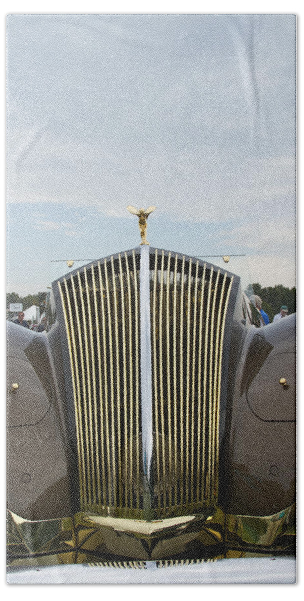 Antique Hand Towel featuring the photograph 1937 47 Rolls Royce #4 by Jack R Perry