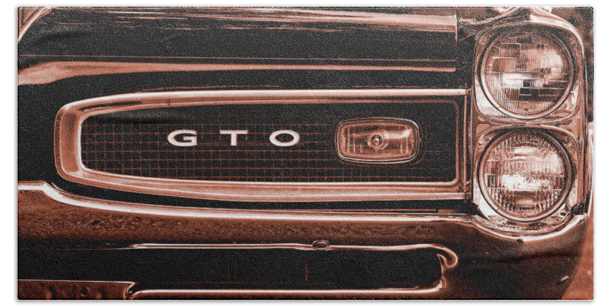 1966 Bath Towel featuring the photograph 1966 Pontiac GTO #3 by Gordon Dean II