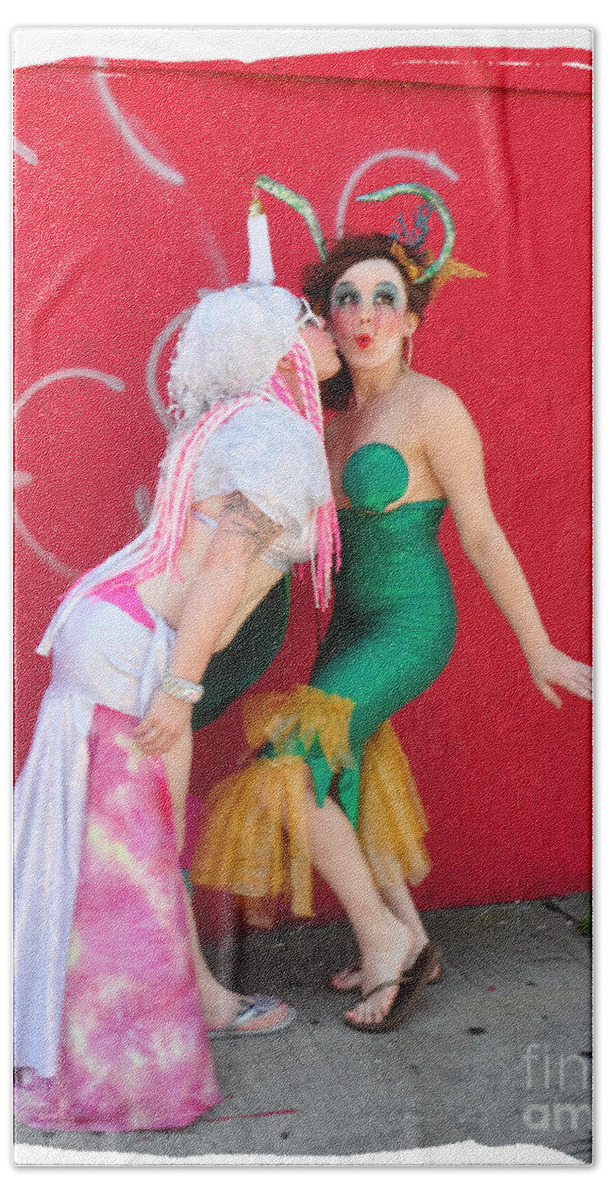 Parades Bath Towel featuring the photograph Mermaid Parade 2012 #3 by Mark Gilman