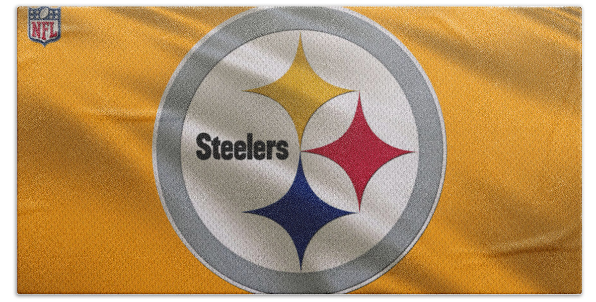 Steelers Hand Towel featuring the photograph Pittsburgh Steelers Uniform by Joe Hamilton