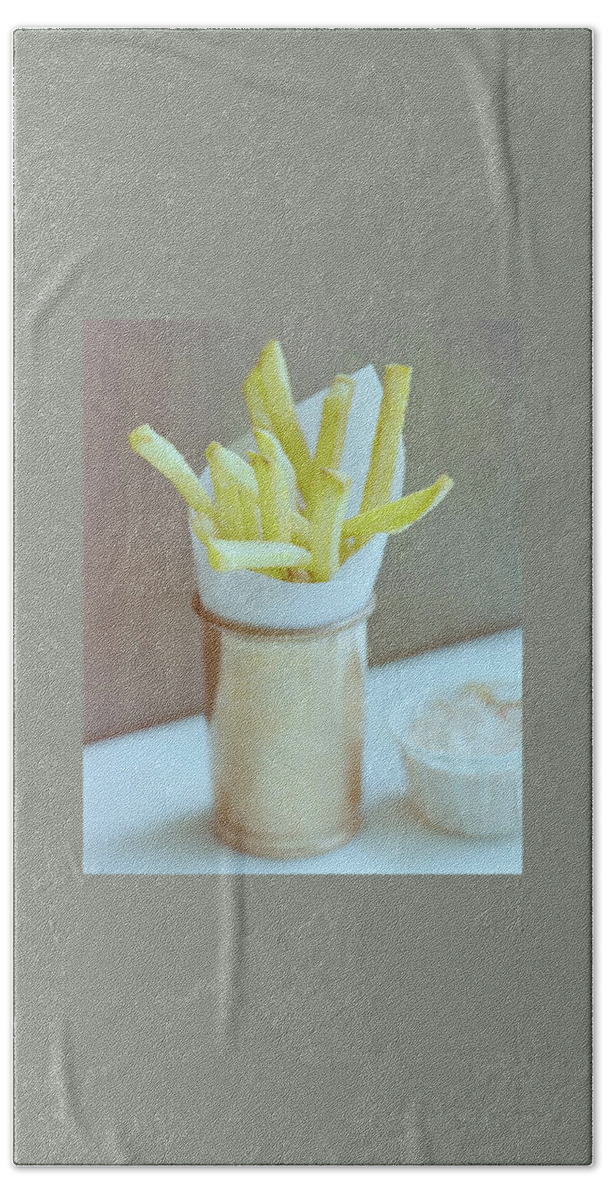 A Cup Of Fries Bath Towel