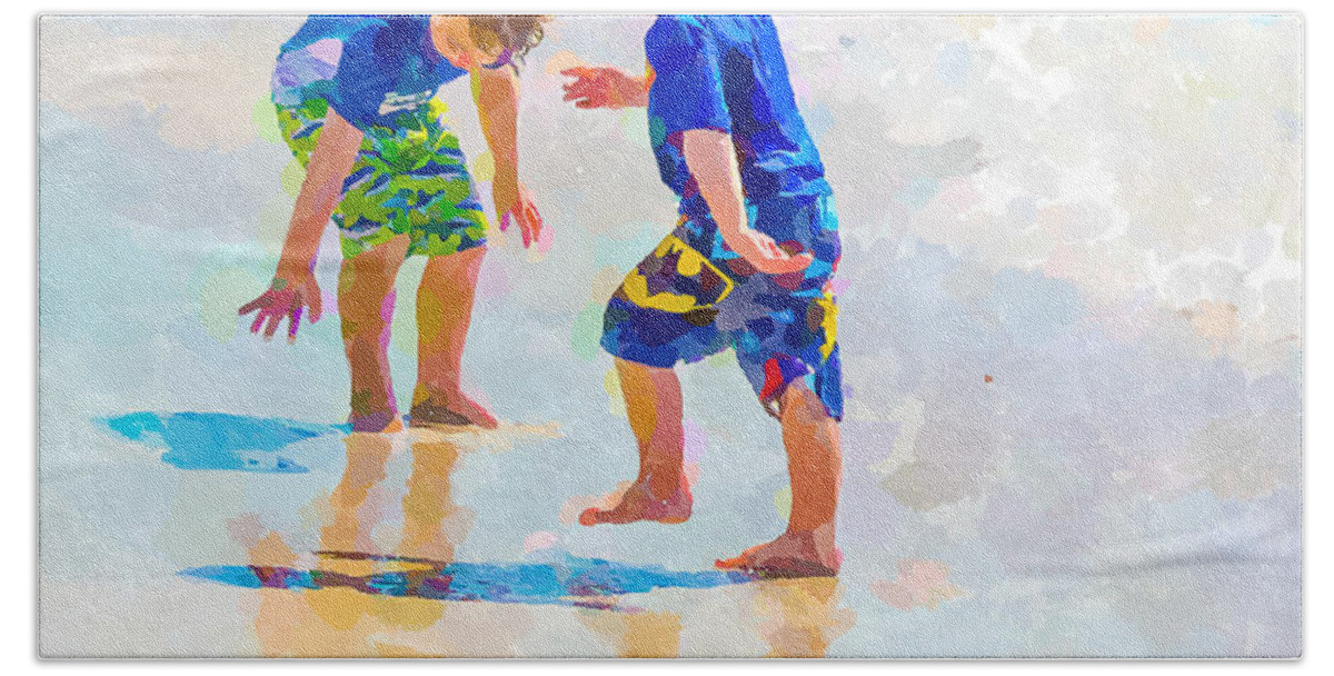 A Summer To Remember Iv Hand Towel featuring the photograph A Summer to Remember IV by Susan Molnar