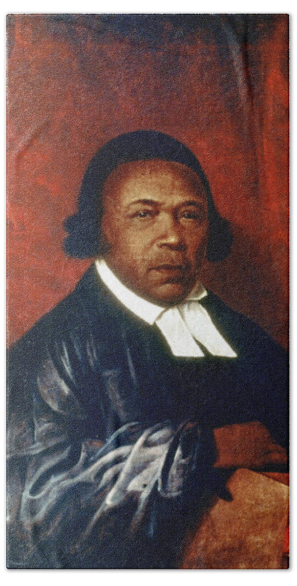 1810 Bath Towel featuring the painting Absalom Jones by Granger