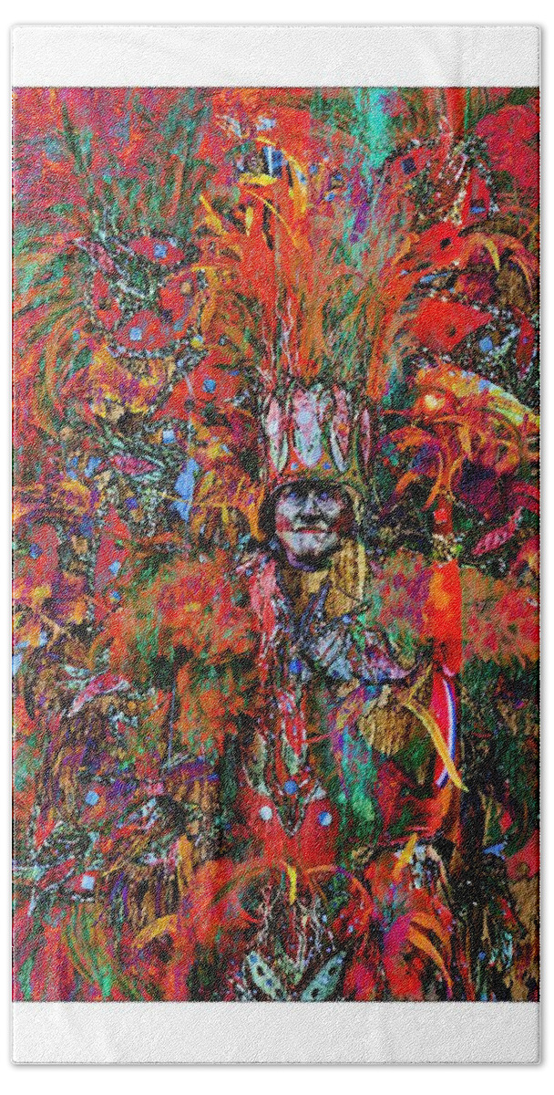 Mummer Bath Towel featuring the photograph Abstracted Mummer by Alice Gipson