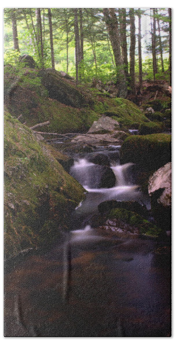 Landscape Bath Towel featuring the photograph Accidental Discovery by Greg DeBeck
