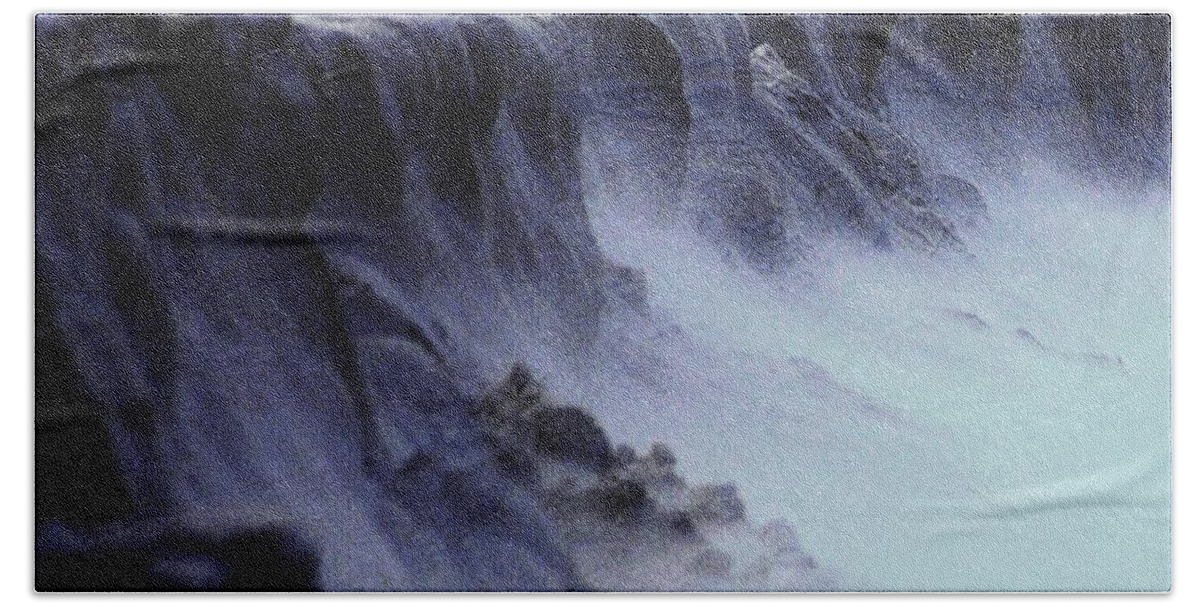 Alien Hand Towel featuring the photograph Alien Landscape the aftermath part 2 by Blair Stuart