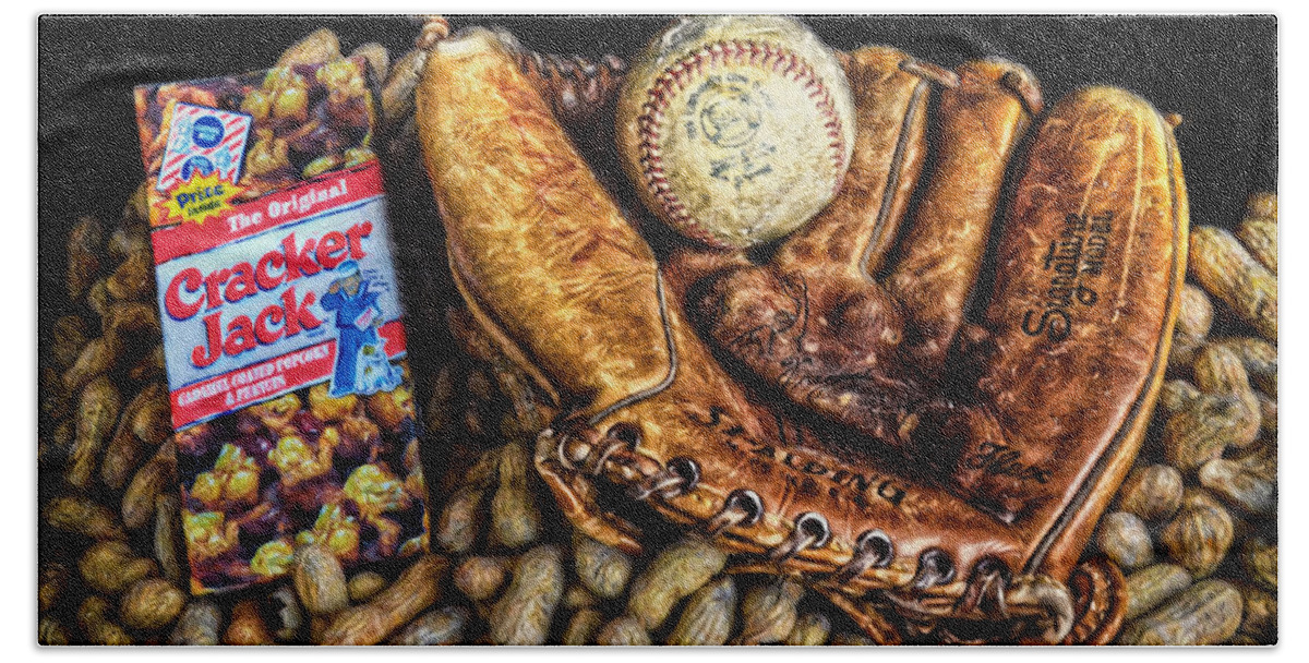 America's Pastime Bath Towel featuring the photograph America's Pastime by Ken Smith