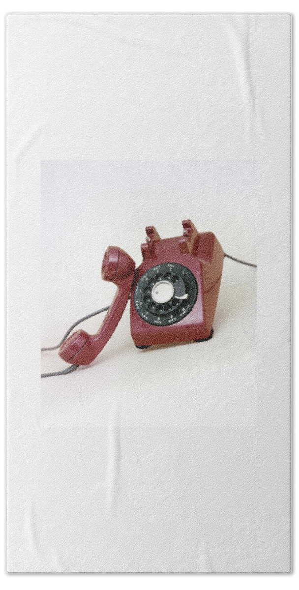 An Old Telephone Hand Towel
