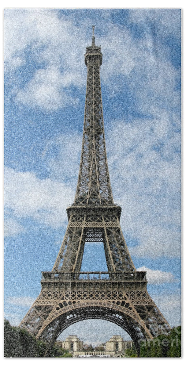 Paris Hand Towel featuring the photograph Architectural Standout by Ann Horn