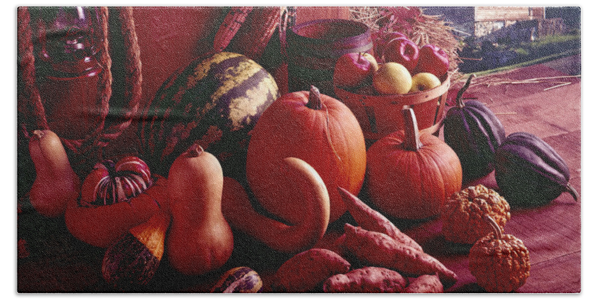 Autumn Hand Towel featuring the photograph Autumn Harvest by Thomas Firak