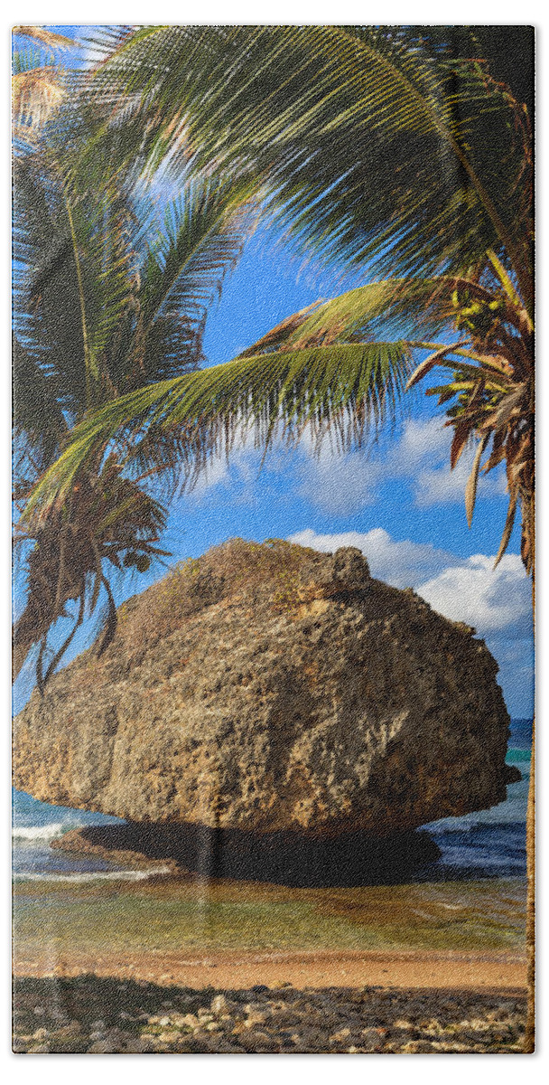 Barbados Bath Towel featuring the photograph Barbados Beach by Raul Rodriguez