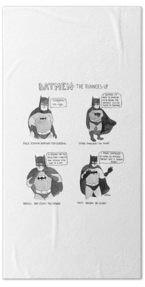 Batmen Runners Bath Sheet