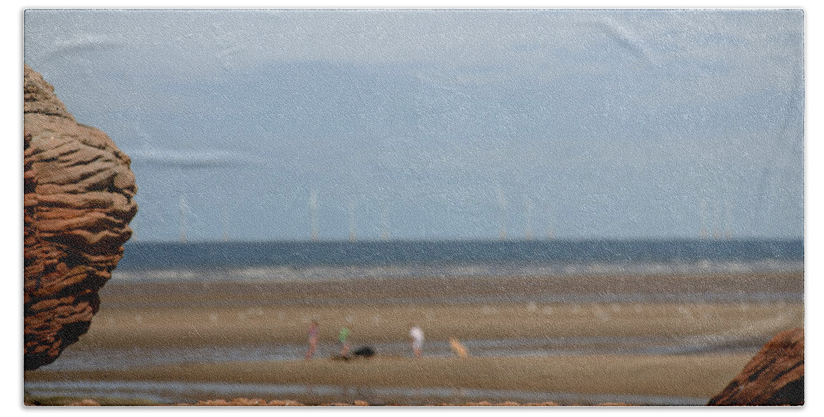 Hilbre Hand Towel featuring the photograph Beach by Spikey Mouse Photography