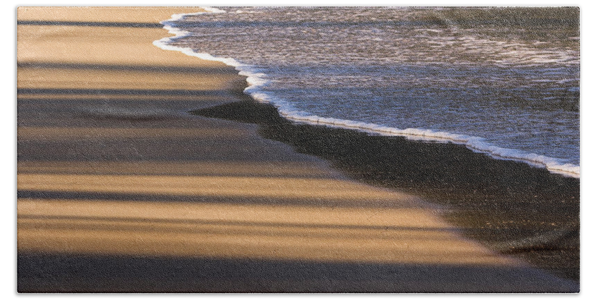 Australia Hand Towel featuring the photograph Beach Shadows by Steven Ralser