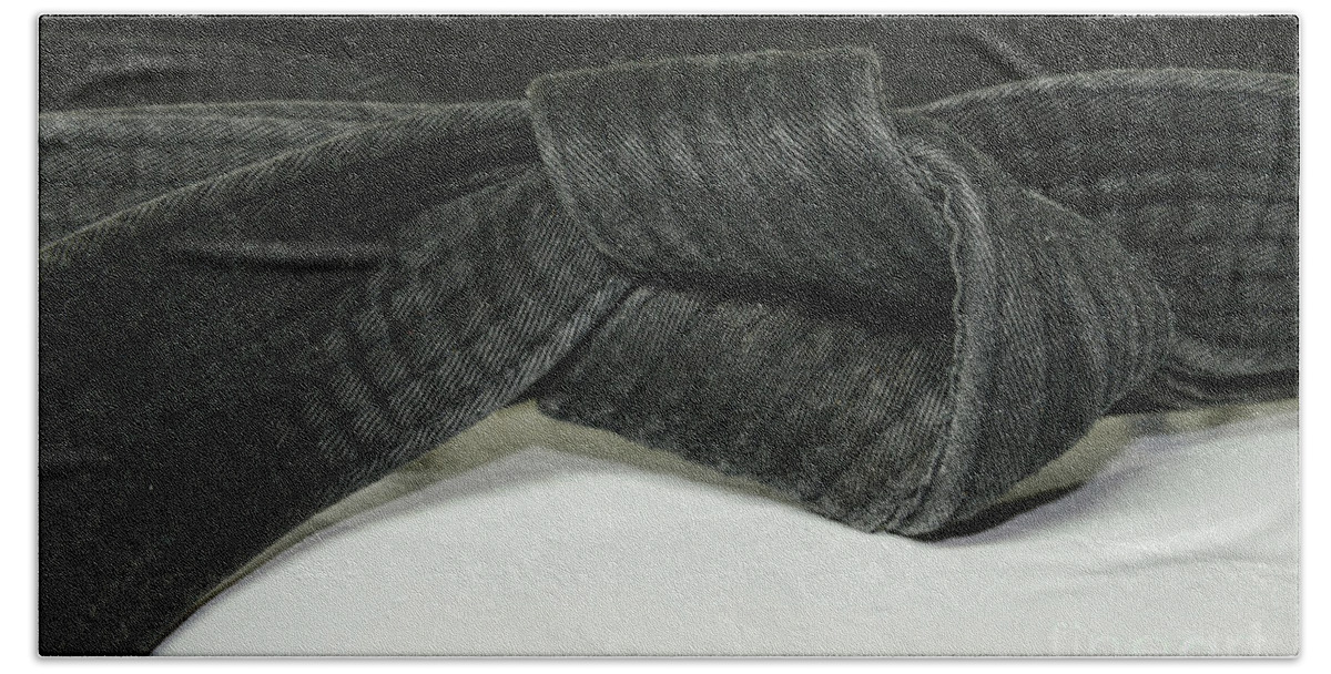 Paul Ward Hand Towel featuring the photograph Black Belt by Paul Ward