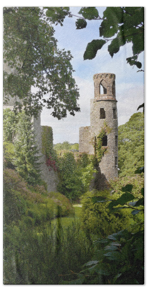 Ireland Hand Towel featuring the photograph Blarney Castle 2 by Mike McGlothlen