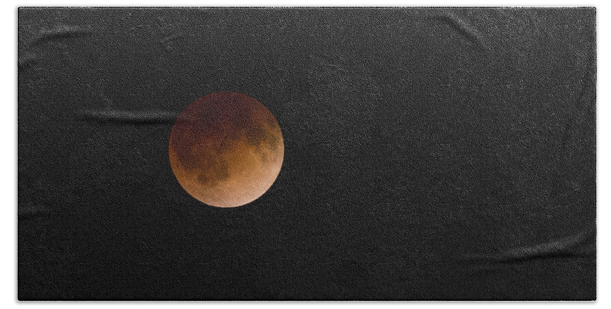 Blood Bath Towel featuring the photograph Blood Moon by Steven Ralser